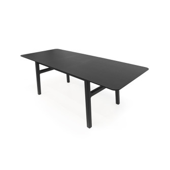 Butterfly valgomasis stalas (Išskleidžiamas) (Juodas)